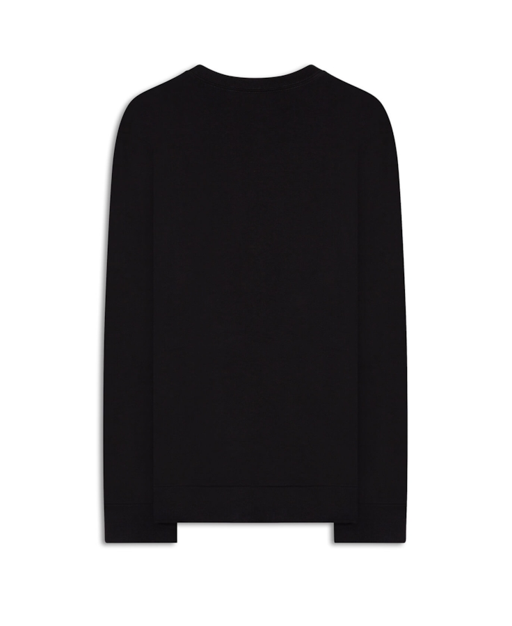 Moletom Fleece College Preto