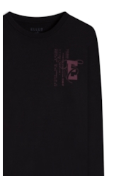 Moletom Fleece College Preto
