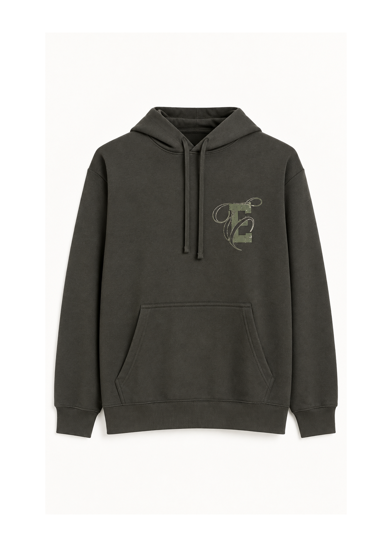 Moletom Fleece e College Verde Militar