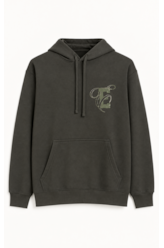 Moletom Fleece e College Verde Militar