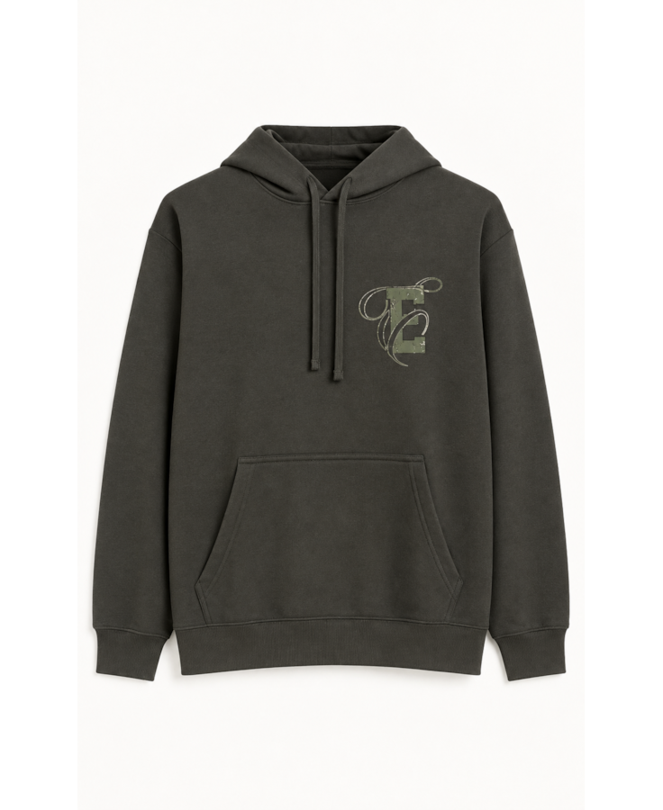 Moletom Fleece e College Verde Militar