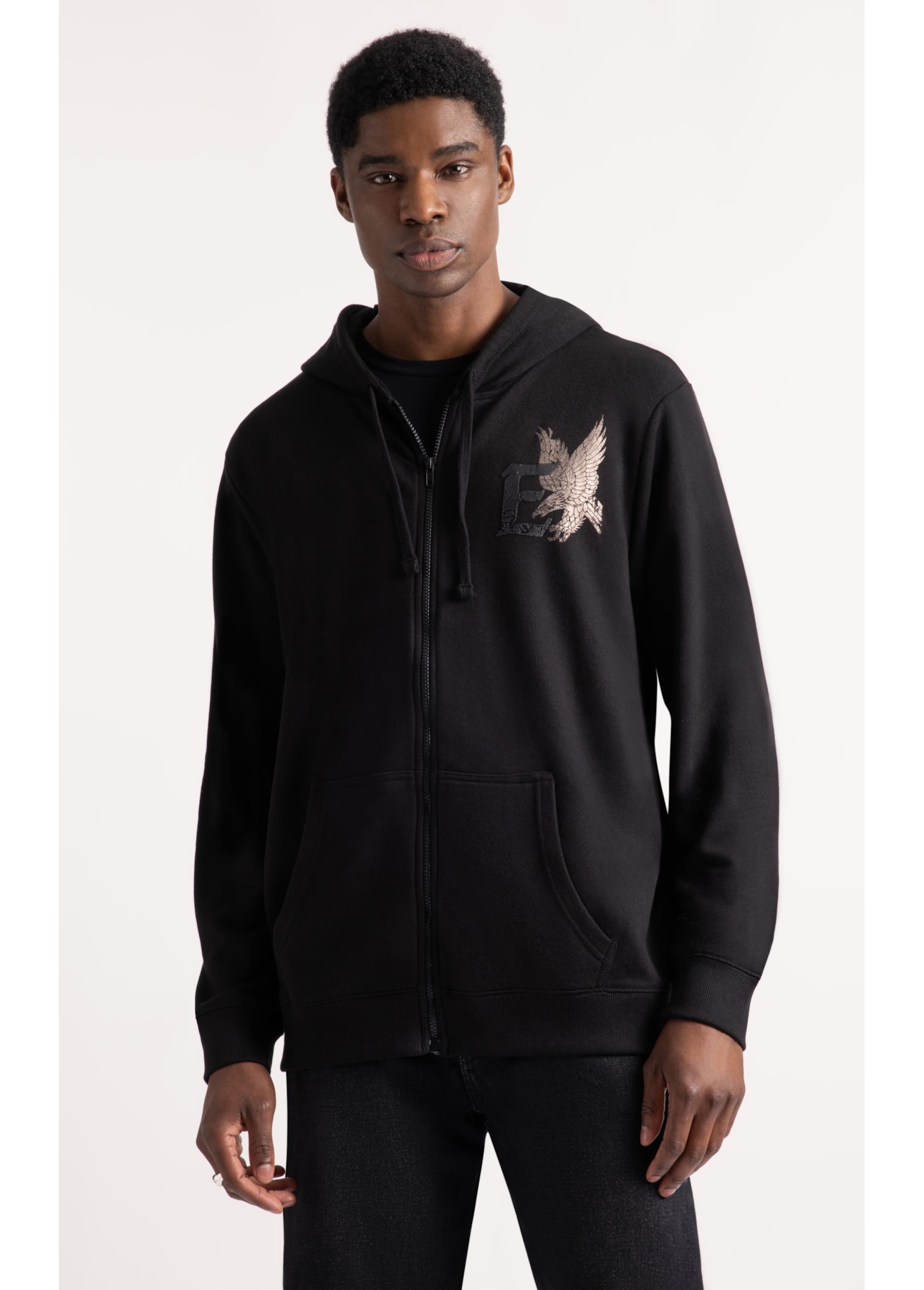 Moletom Fleece Ealge Preto