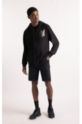 Moletom Fleece Ealge Preto