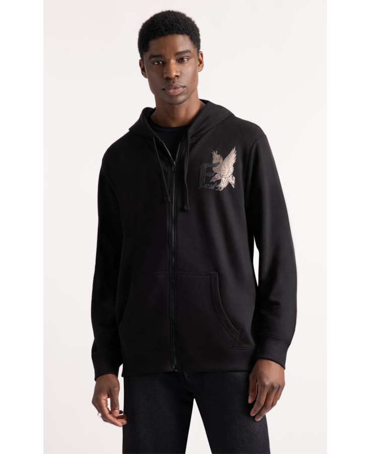 Moletom Fleece Ealge Preto