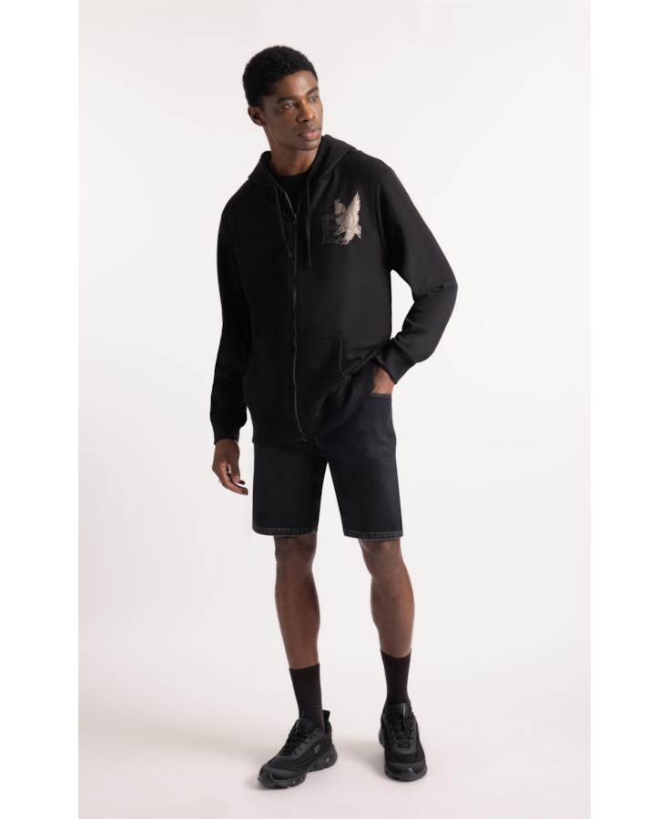 Moletom Fleece Ealge Preto