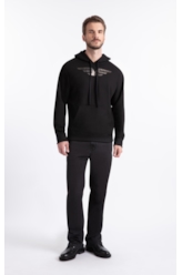 Moletom Fleece Easa Preto