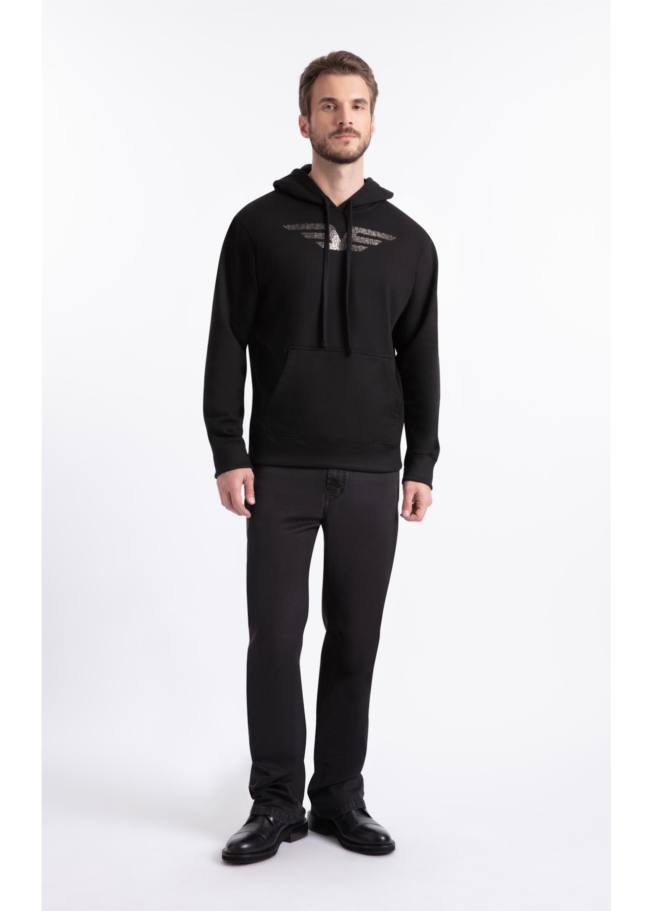 Moletom Fleece Easa Preto