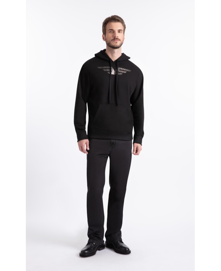 Moletom Fleece Easa Preto