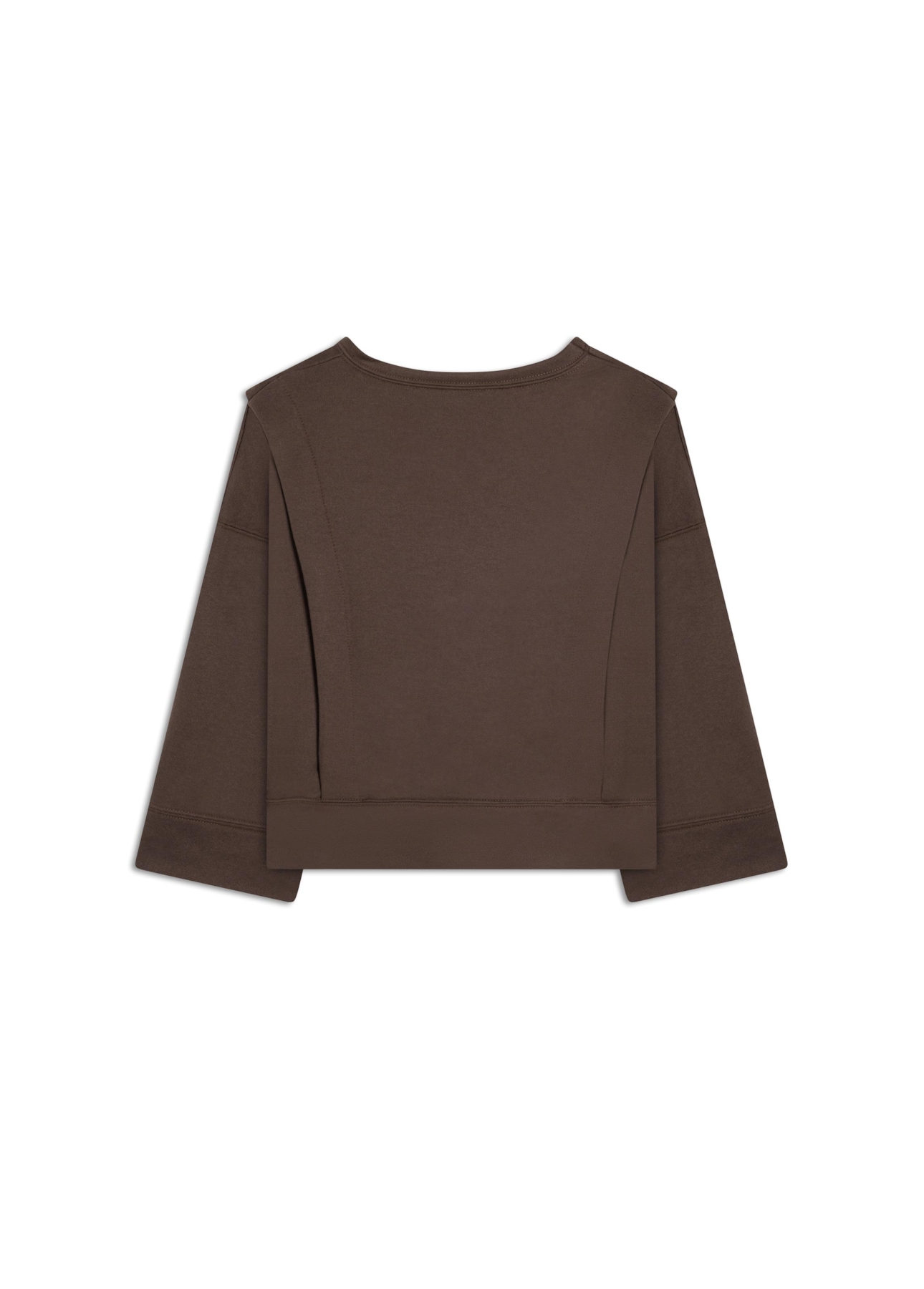 Moletom Fleece Eyelets Dark Brown