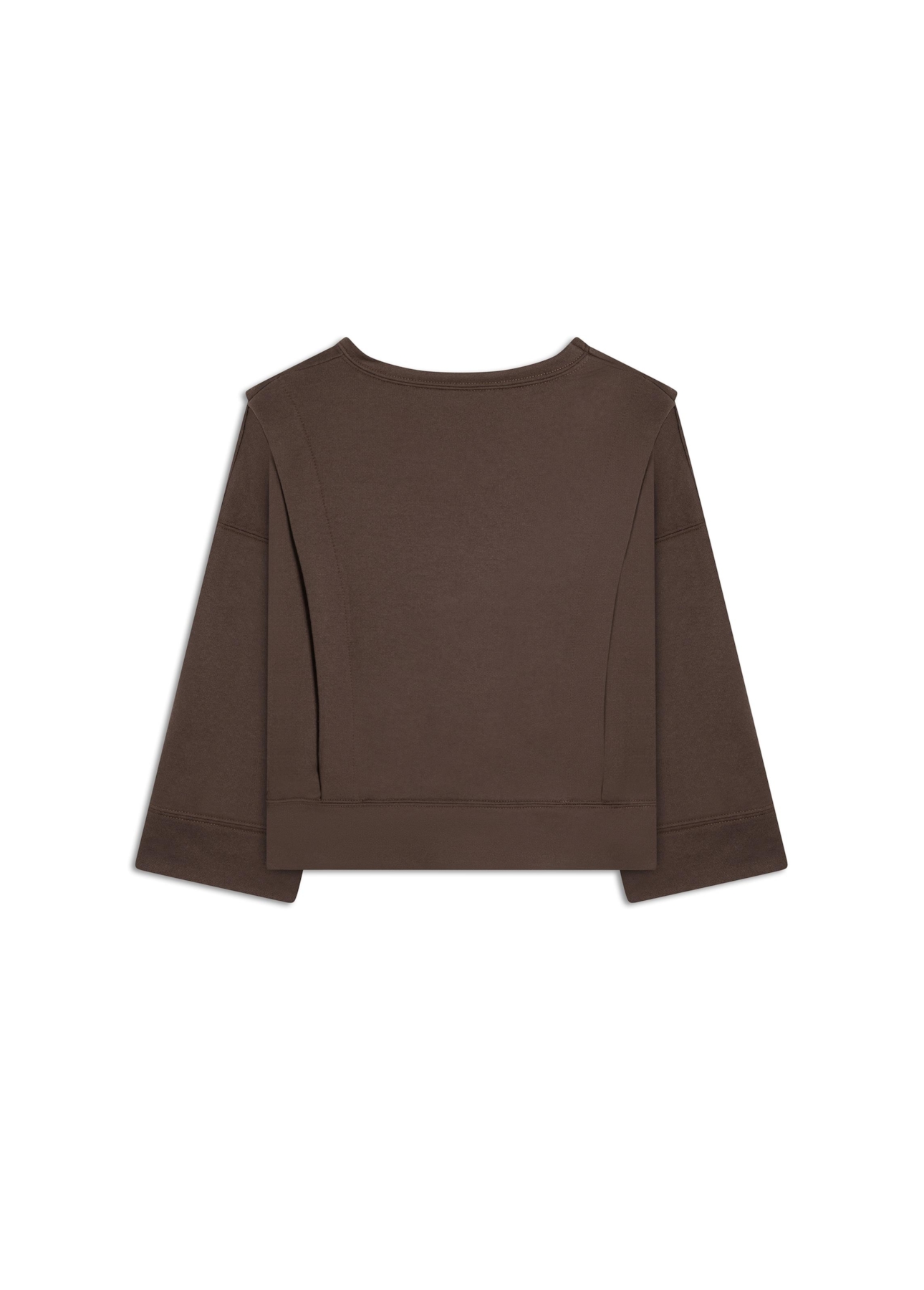 Moletom Fleece Eyelets Dark Brown