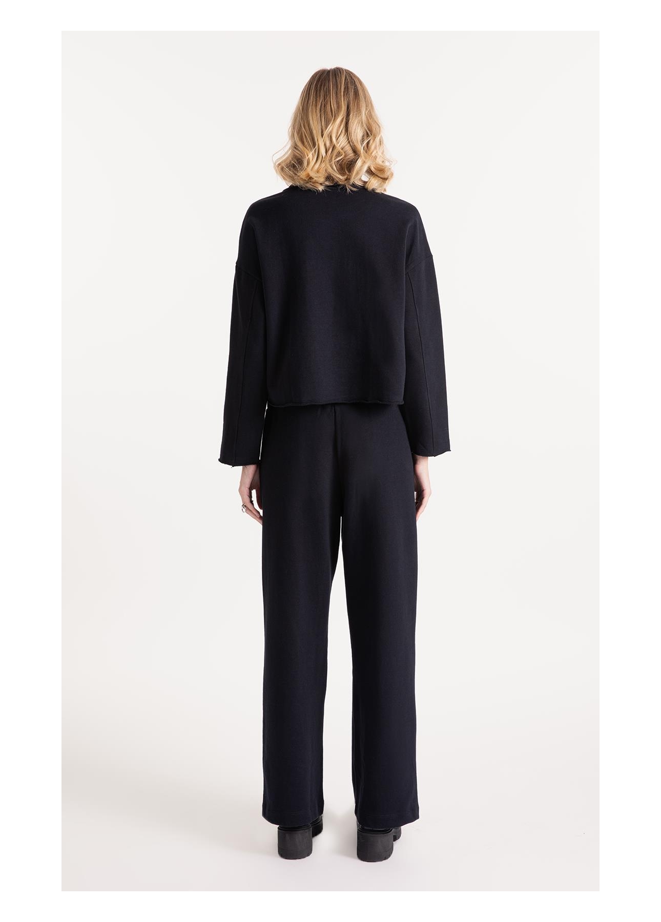 Moletom Fleece Rhinestone Preto