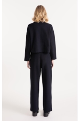 Moletom Fleece Rhinestone Preto
