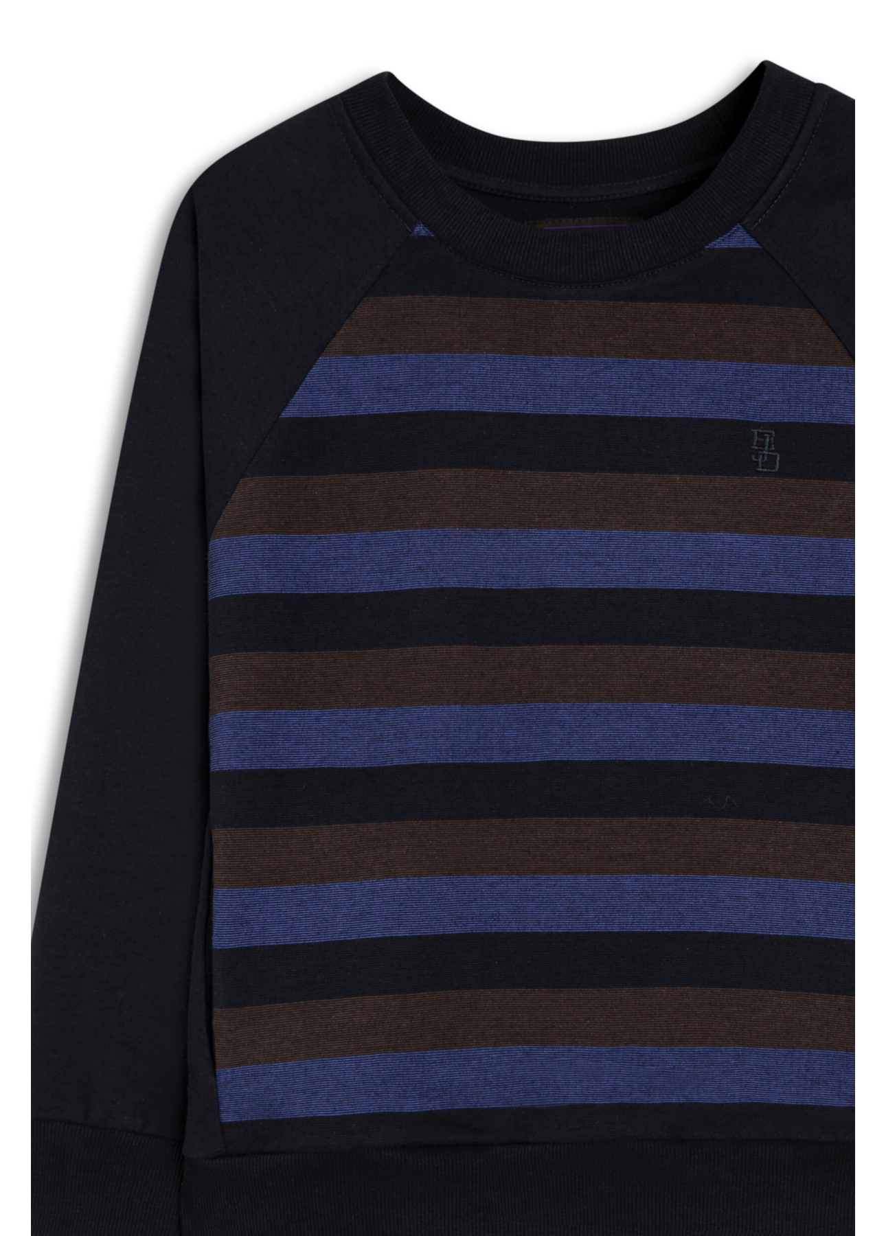 Moletom Fleece Striped Ellus Azul Bic