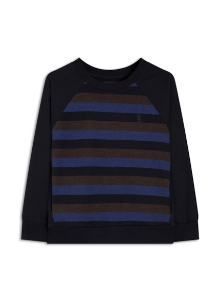 Moletom Fleece Striped Ellus Azul Bic