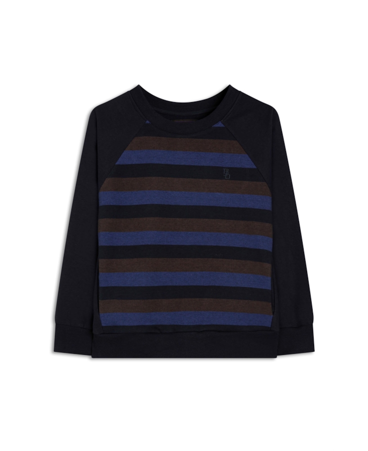 Moletom Fleece Striped Ellus Azul Bic