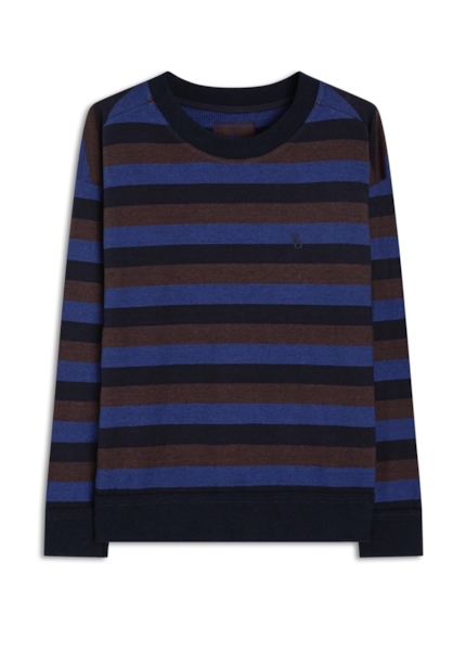Moletom Fleece Striped Game Club Dark Navy