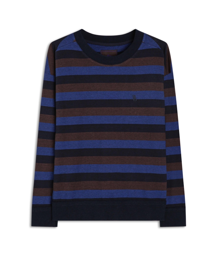 Moletom Fleece Striped Game Club Dark Navy