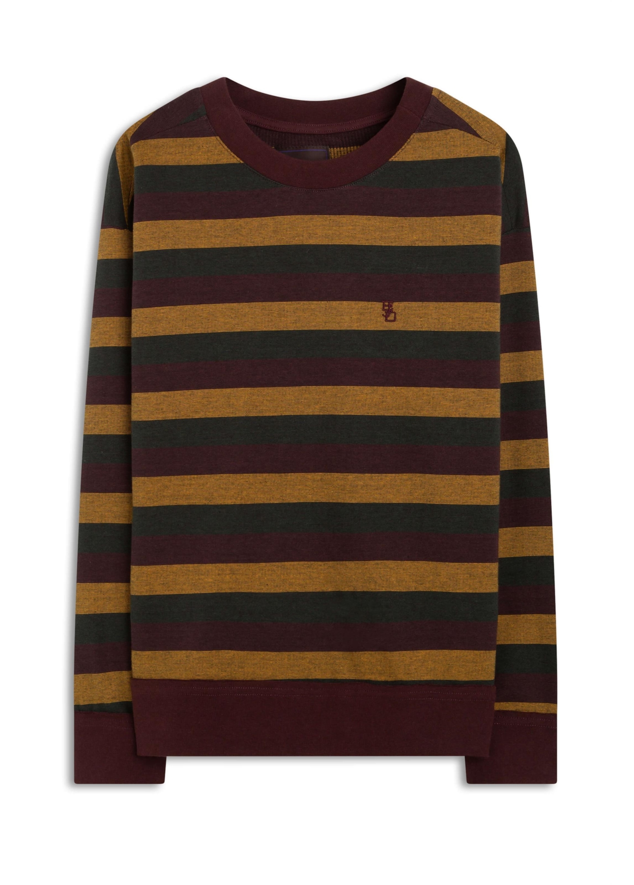 Moletom Fleece Striped Game Club Dark Wine