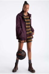 Moletom Fleece Striped Game Club Dark Wine