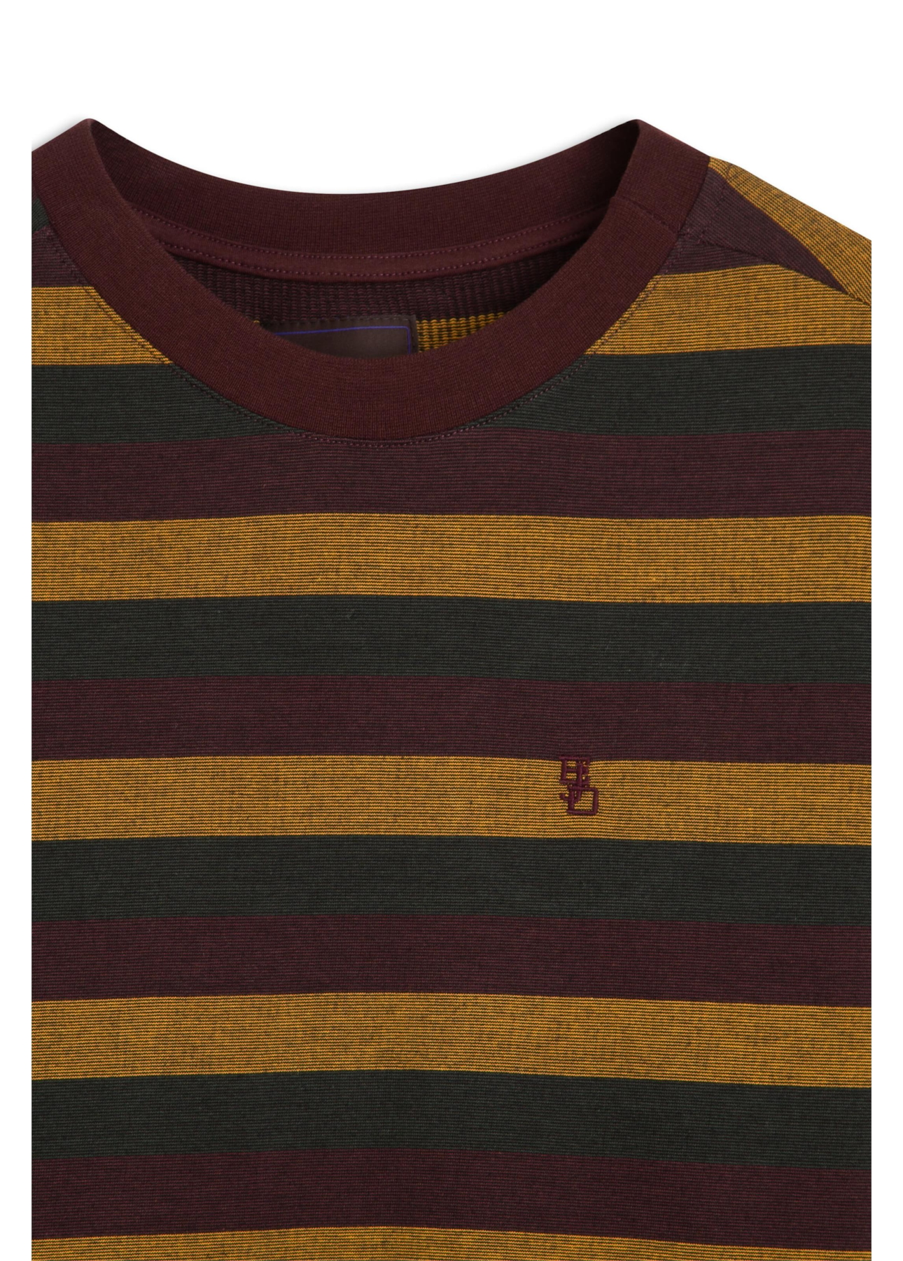 Moletom Fleece Striped Game Club Dark Wine
