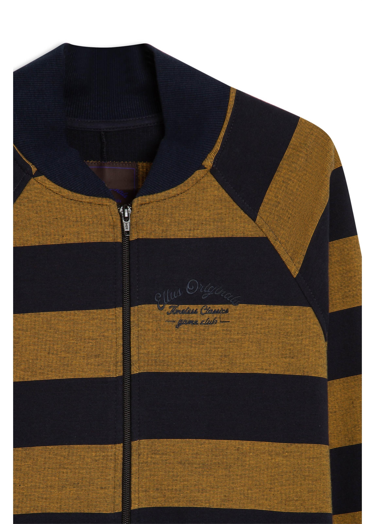 Moletom Fleece Striped Game Club Zíper Bamboo