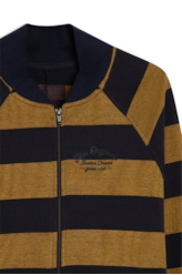 Moletom Fleece Striped Game Club Zíper Bamboo