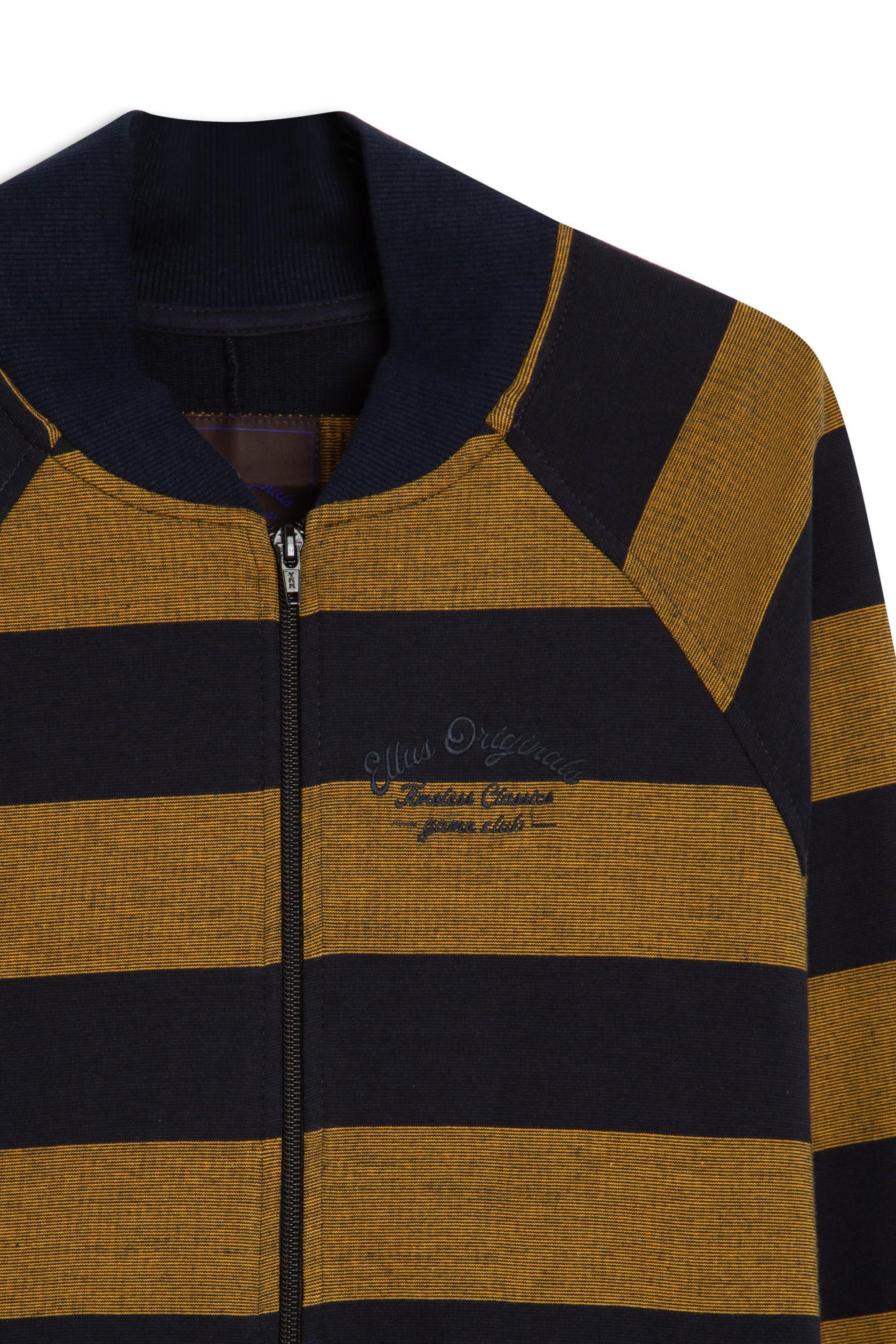Moletom Fleece Striped Game Club Zíper Bamboo
