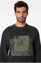 Moletom Freak Stoned Careca Preto