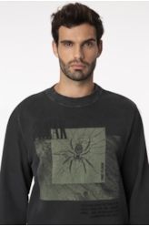 Moletom Freak Stoned Careca Preto