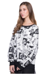 Moletom Geek Space Off White