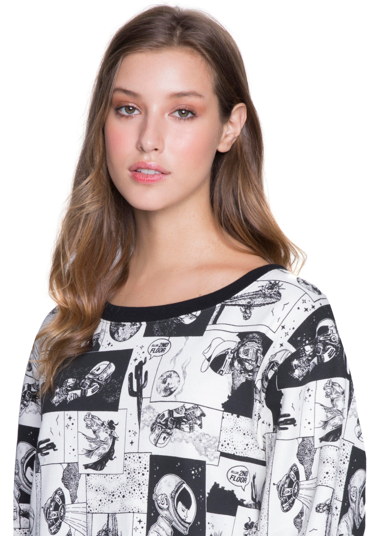 Moletom Geek Space Off White