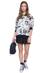 Moletom Geek Space Off White