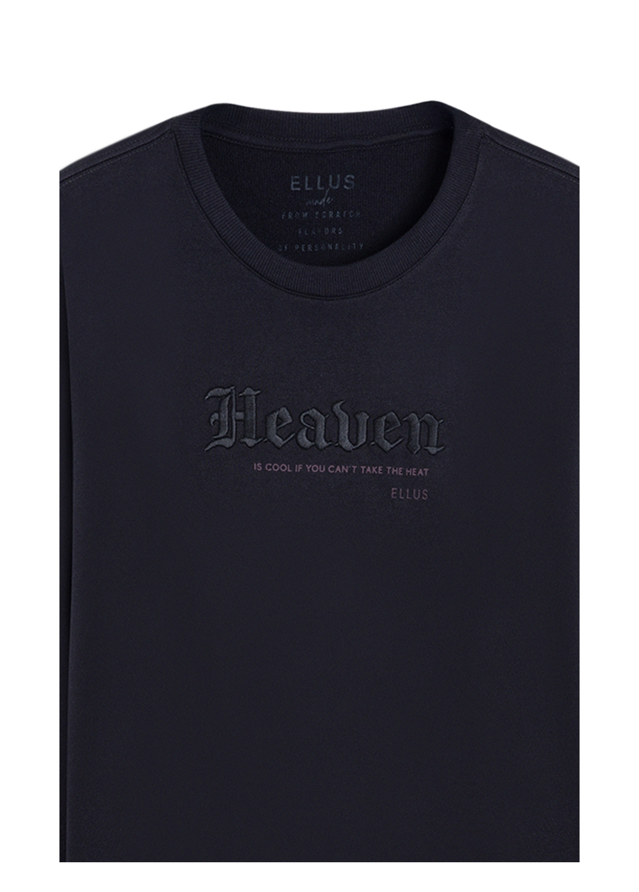 Moletom Heaven Embroidery Preto