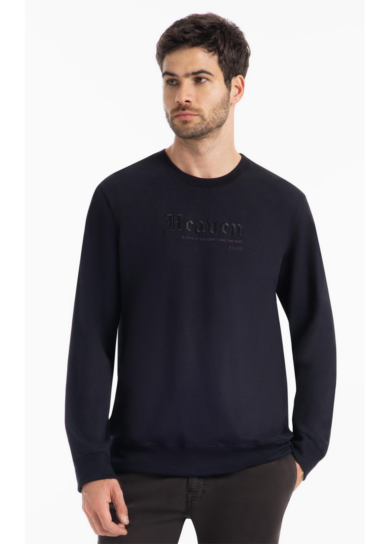 Moletom Heaven Embroidery Preto