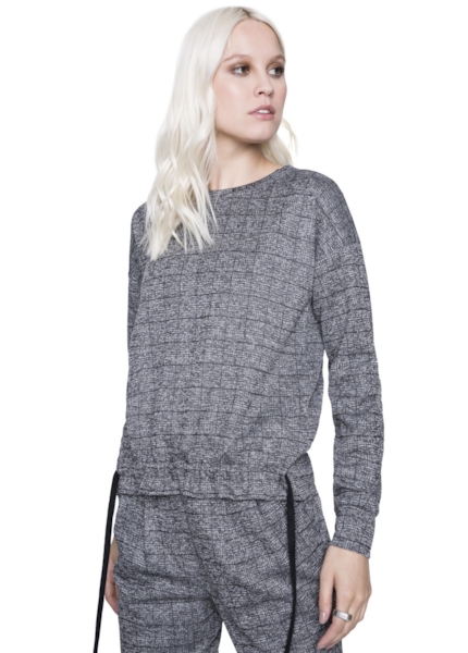 Moletom Jacquard Elegance Preto