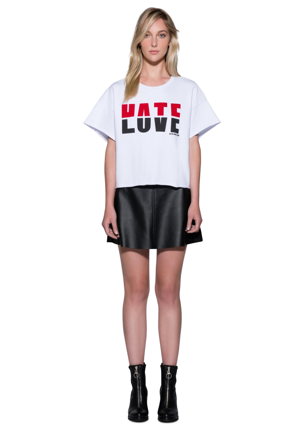 Moletom Love Hate Boxer Branco