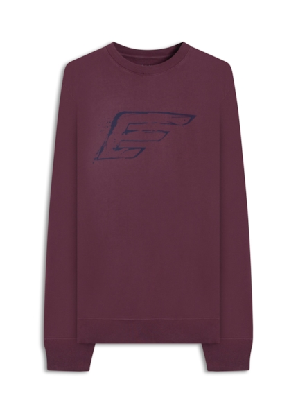 Moletom Maxi Easa Careca Bordeaux