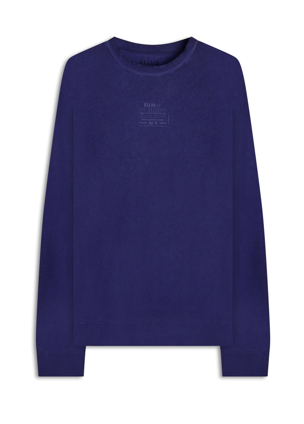 Moletom Moletom Rib Washed Outdoor c Purple Blue
