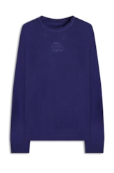 Moletom Moletom Rib Washed Outdoor c Purple Blue