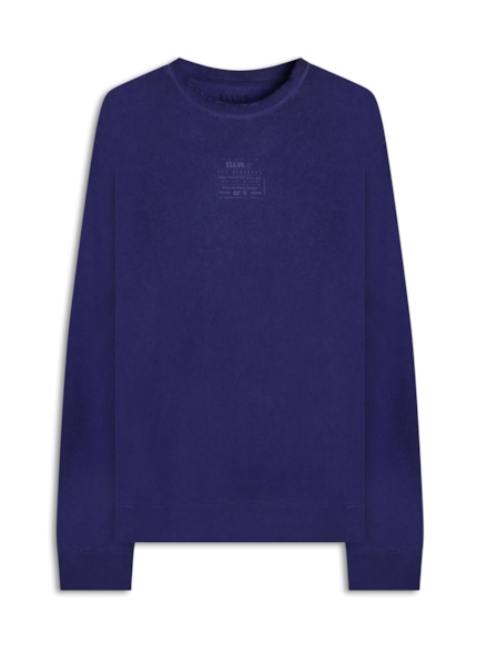 Moletom Moletom Rib Washed Outdoor c Purple Blue