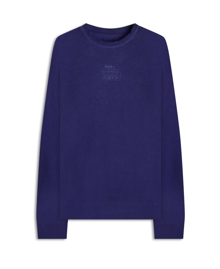Moletom Moletom Rib Washed Outdoor c Purple Blue