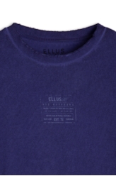 Moletom Moletom Rib Washed Outdoor c Purple Blue