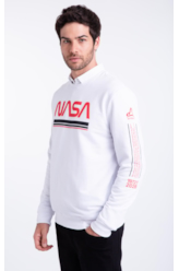 Moletom Nasa Beyond The Solar Branco