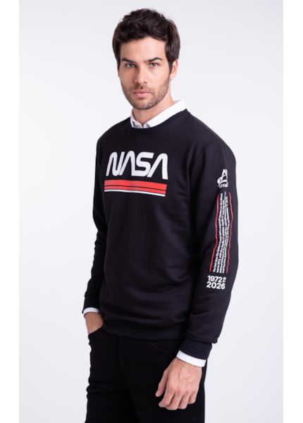 Moletom Nasa Beyond The Solar Preto