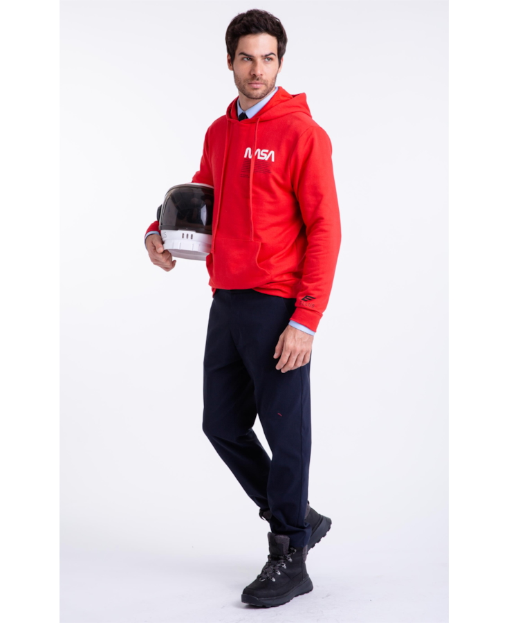 Moletom Nasa Worm Vermelho