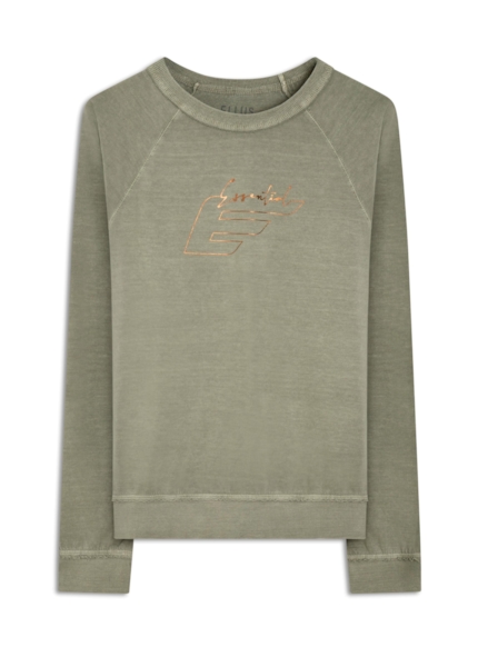 Moletom Raglan Ellus Essencial Stone Hemp