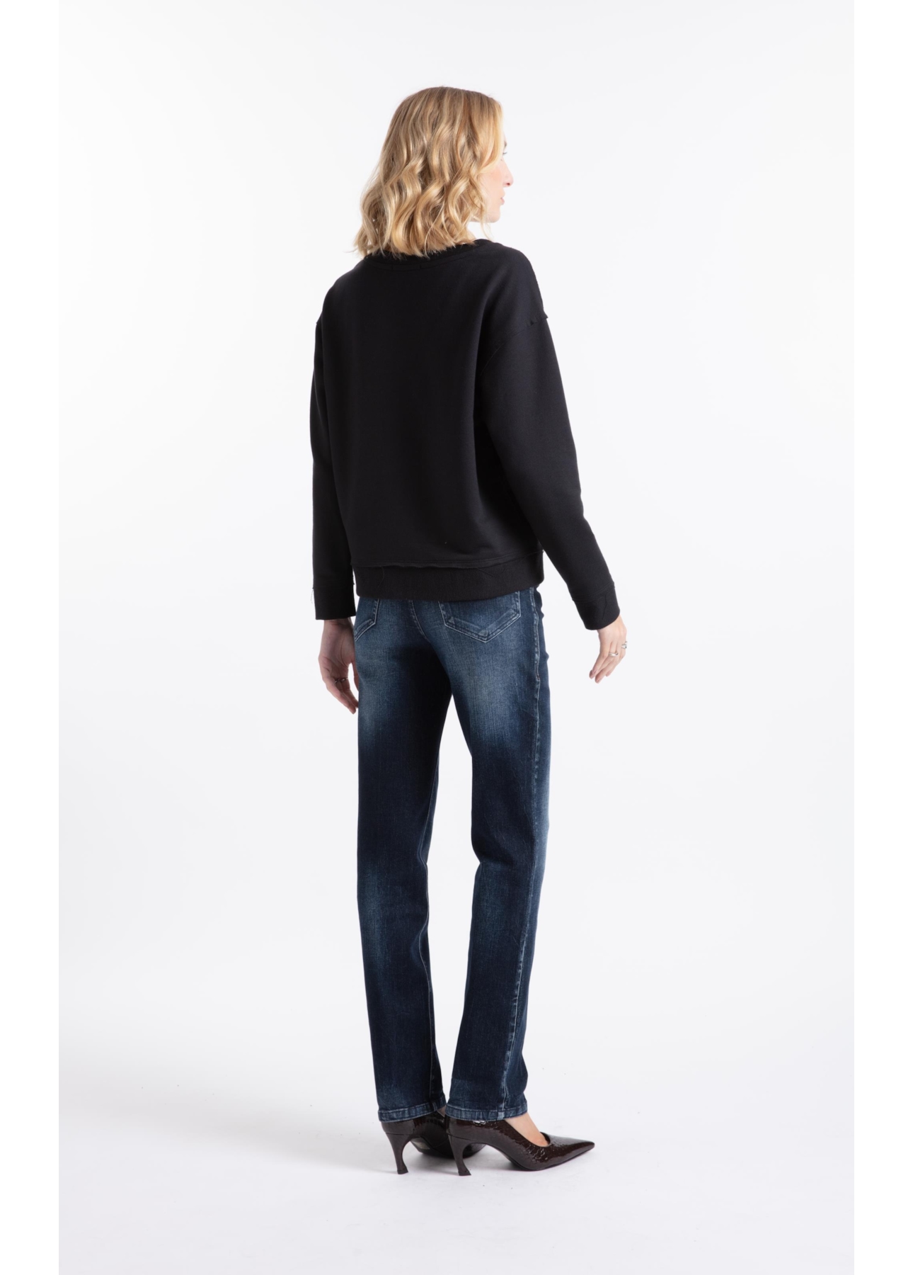  Moletom Raw Edges Preto