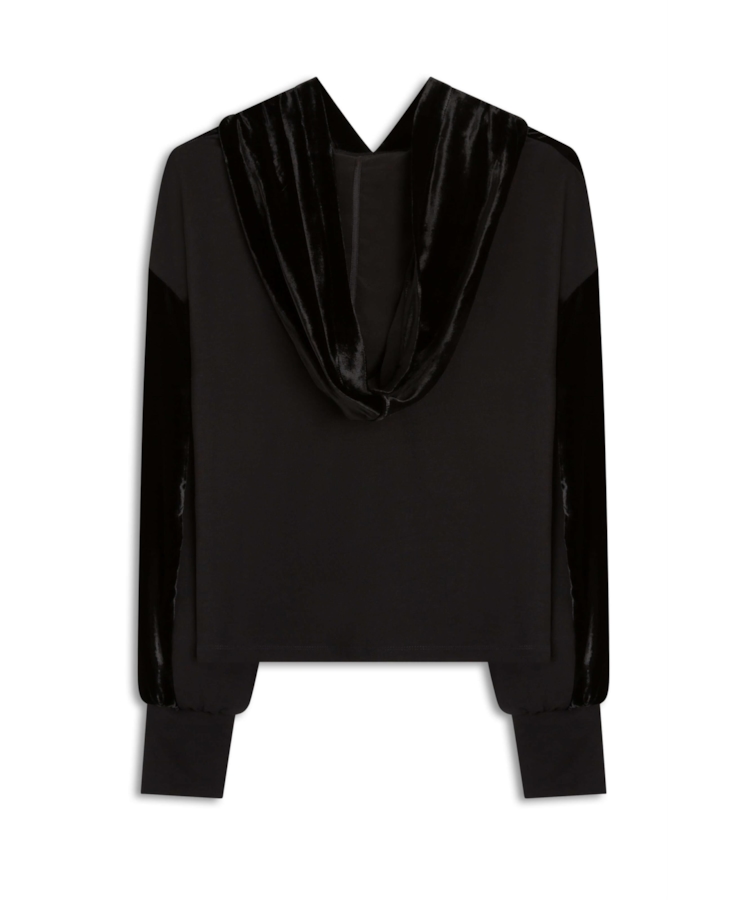 Moletom Silk Velvet Bock Preto