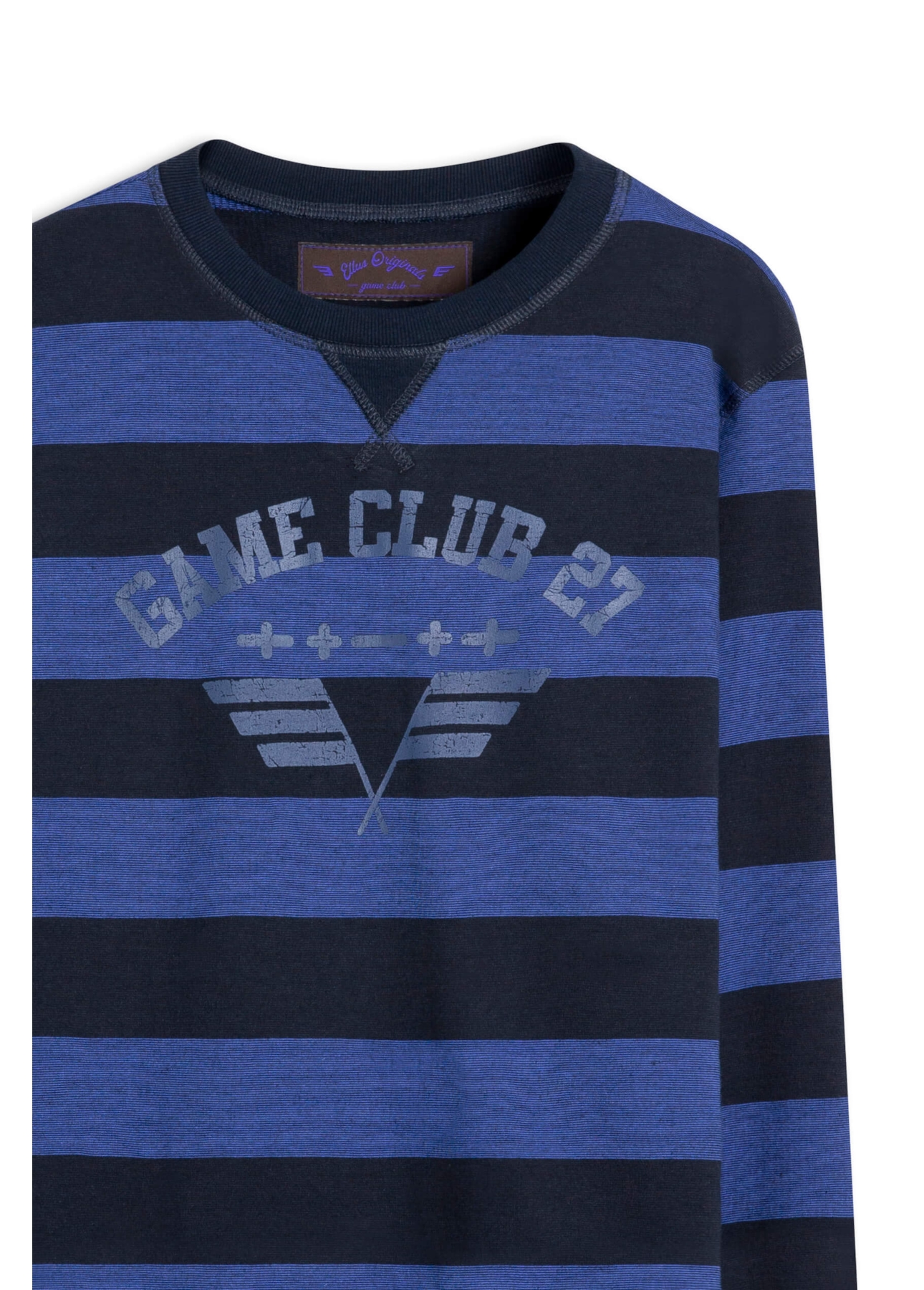 Moletom Striped Amaala Azul Bic