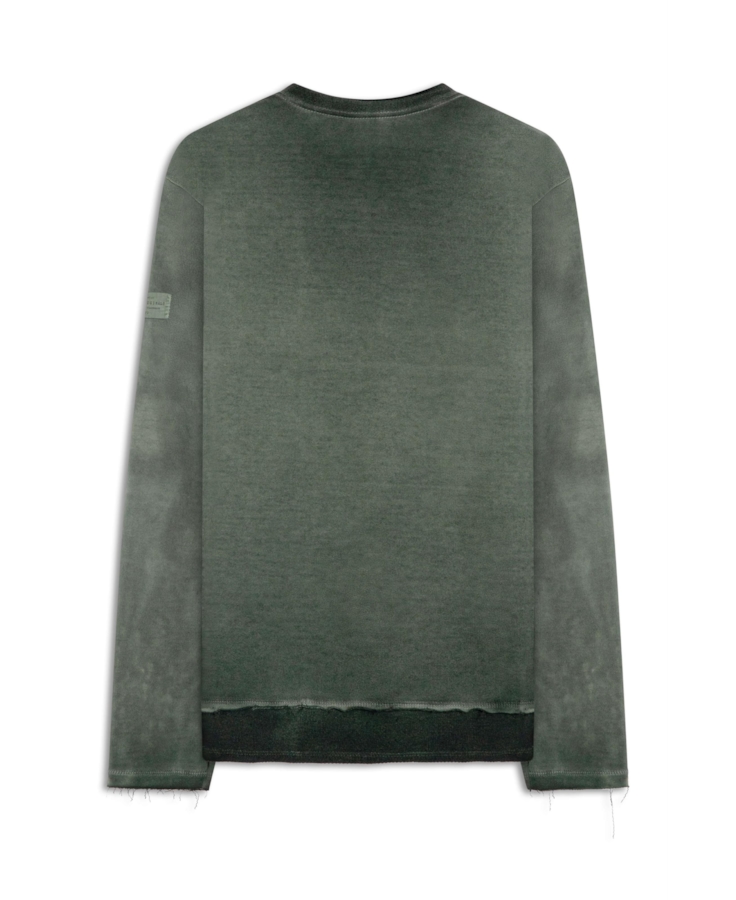 Moletom Washed Arm Musgo